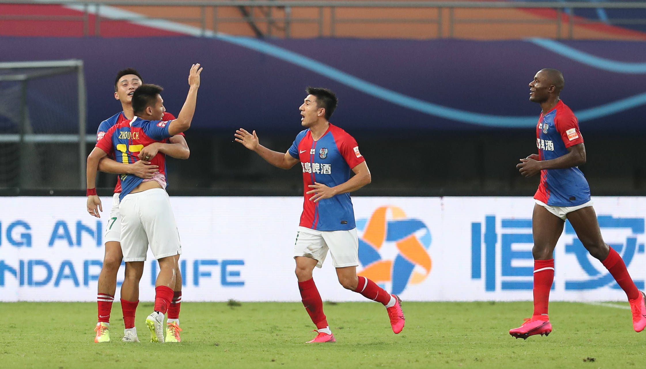 天津泰达客场战平青岛黄海，积分榜微微上升的简单介绍